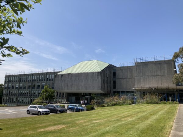 Front façade of Lys Kernow (Cornwall Council County Hall) in Truro.